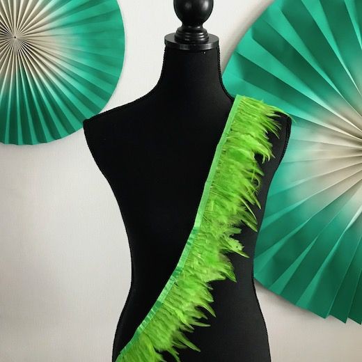  перо лезвие перо лента зеленый оборудование орнамент костюм ручная работа Leotard жезл для гимнастики мужчина . Leotard костюм конструкция лезвие вышивка лента ручная работа 
