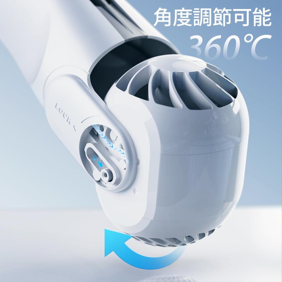  electric fan neck .. electric fan feather none neck .. neck fan mobile electric fan electric fan hands free fan handy fan light weight USB large air flow 360 times cooling . middle . measures 2024 newest 