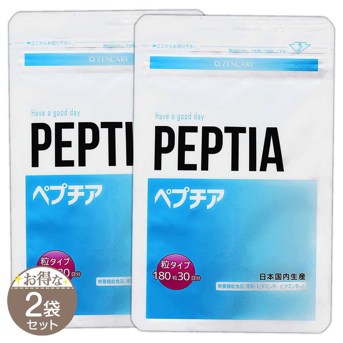 ペプチア　180粒 Amazon | ペプチア サプリメント 現役専門医開発監修 180粒 約1