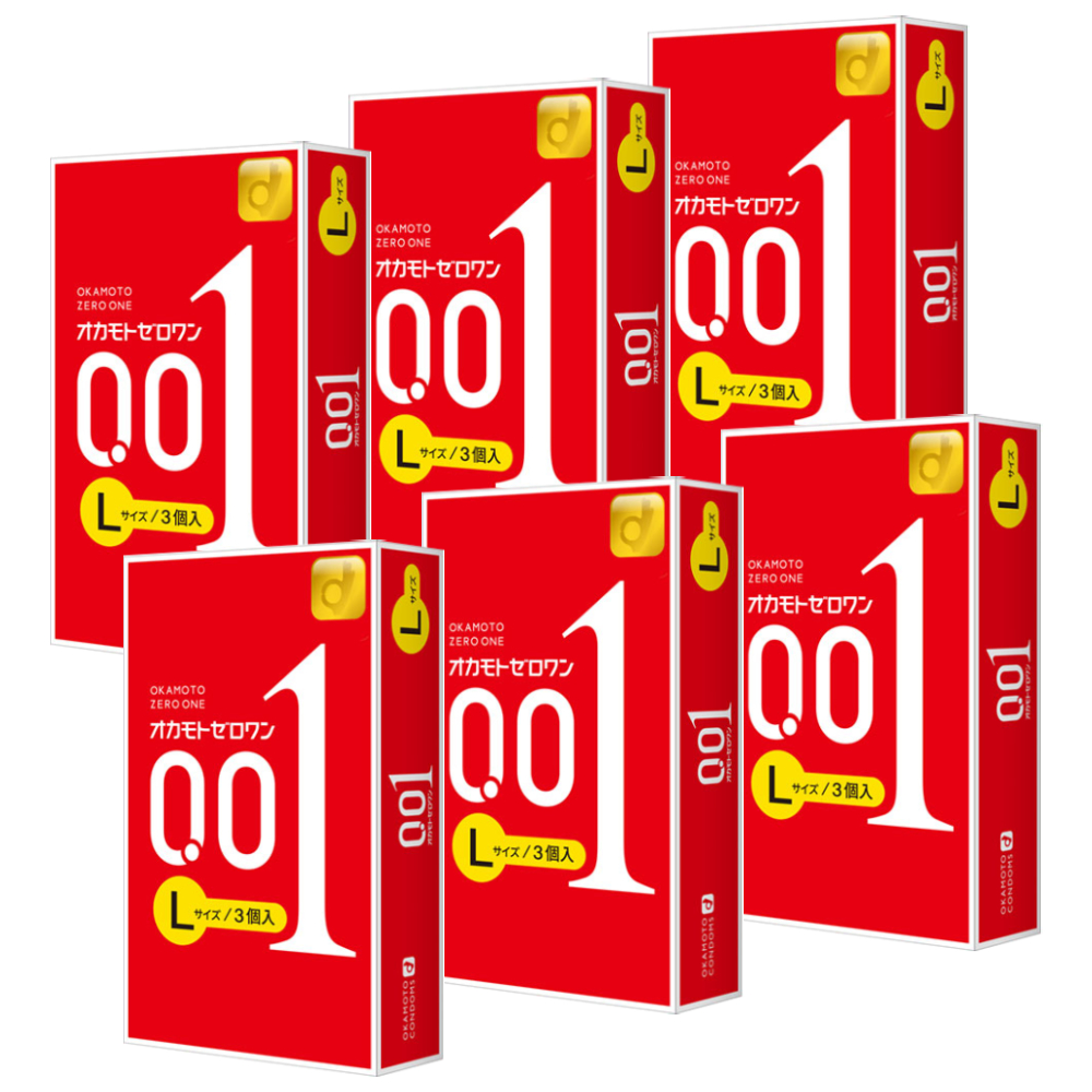 オカモト オカモトゼロワン Lサイズ 3個入 × 6個 避妊具の商品画像