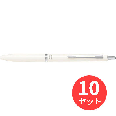 PILOT（文具） パイロット アクロ300 ホワイト（黒）0.5mm BAC-30EF-W×10本 アクロ300 ボールペンの商品画像