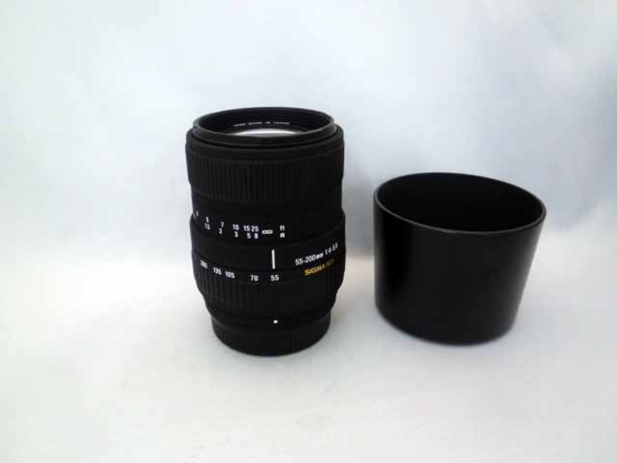 SIGMA シグマ 55-200mm F4-5.6 DC ペンタックス用 交換レンズ - 最安値