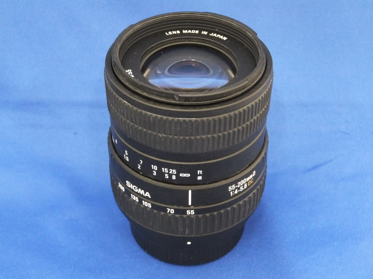 [ used ] [ with defect goods ] Sigma 55-200mm F4-5.6 DC Nikon for 