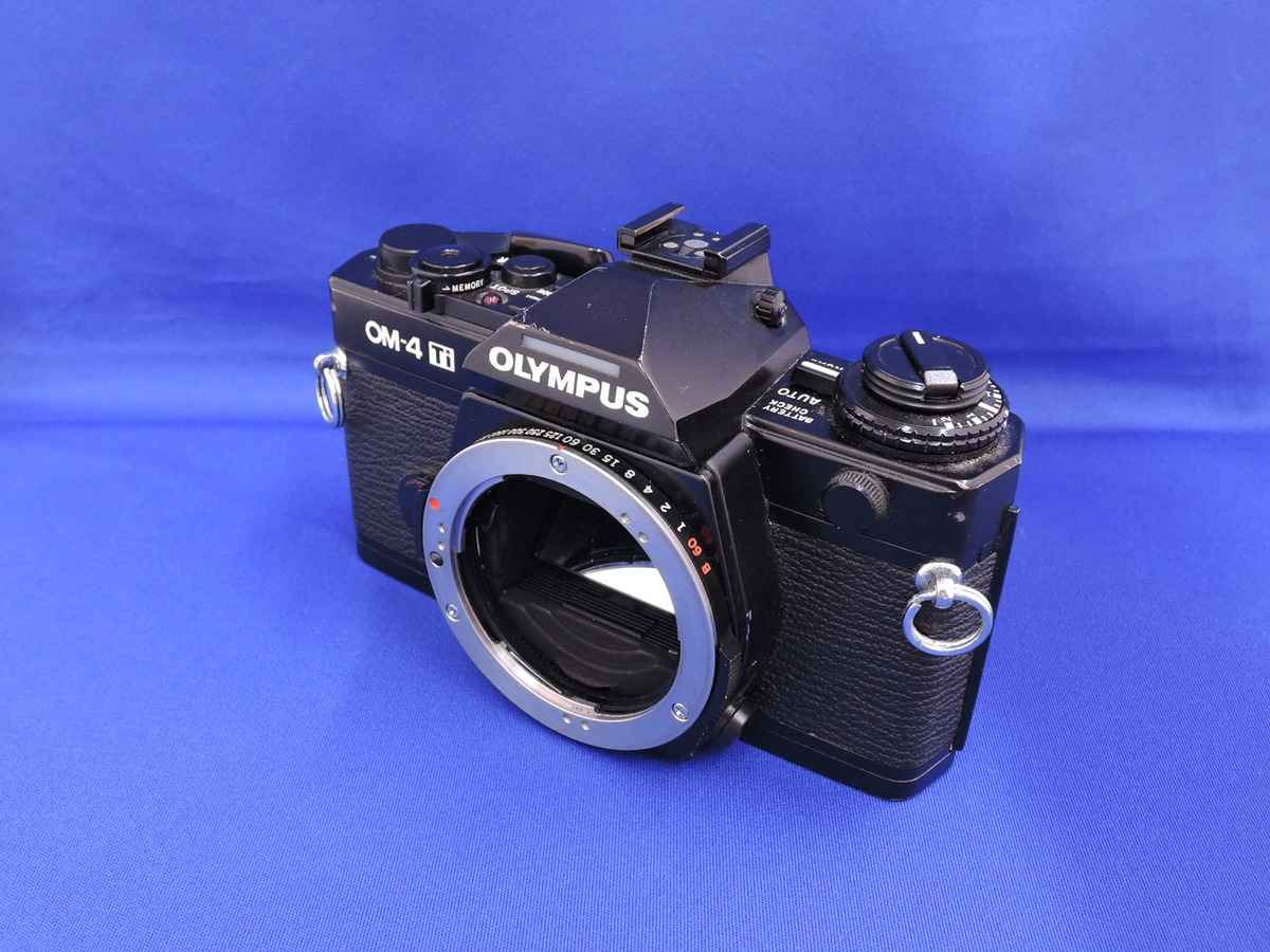 [ used ] [ with defect goods ] Olympus OM-4Ti Black