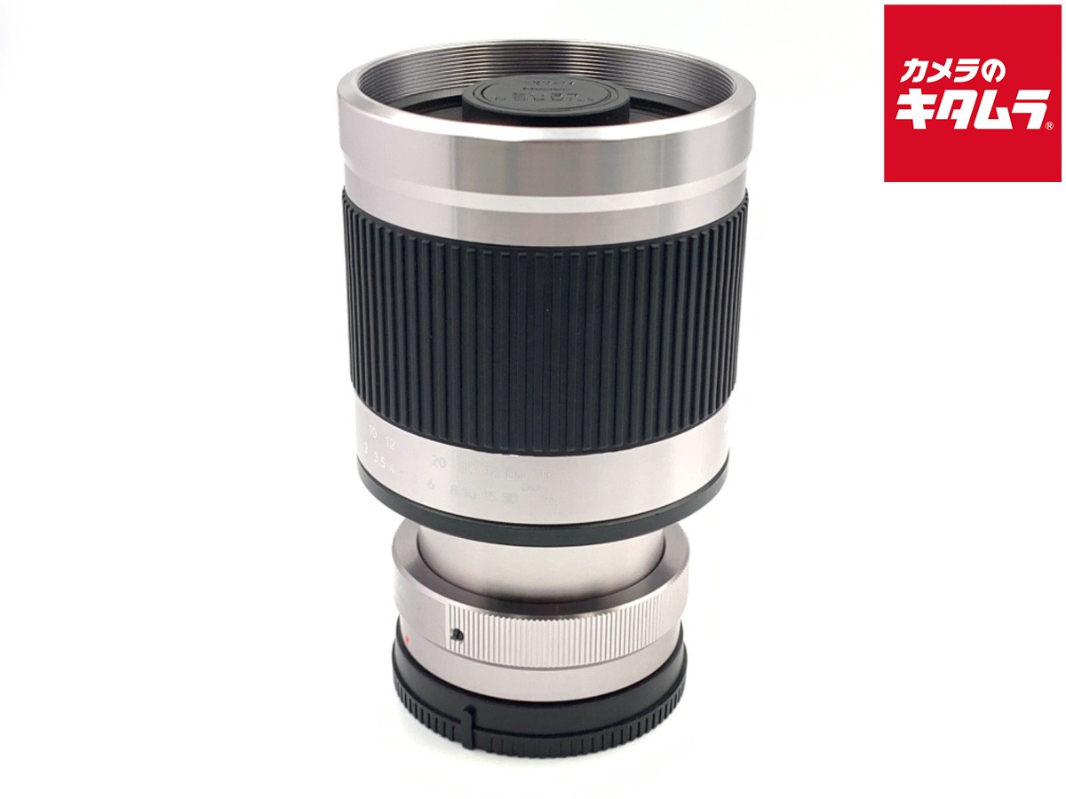 ケンコー・トキナー Kenko ミラーレンズ 400mm F8 ニコンF フード付