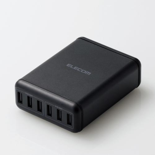  Elecom MPA-ACD03BK 6 port AC charger ( incidental charge ) 1.5m { delivery date undecided }