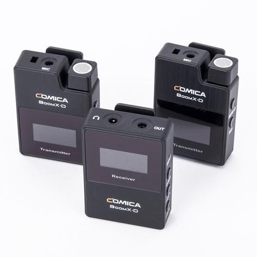 COMICA BoomX-D D2 ワイヤレスカメラマイク ビデオマイク 2.4G無線 2台送信機 1台受信機セットの商品画像