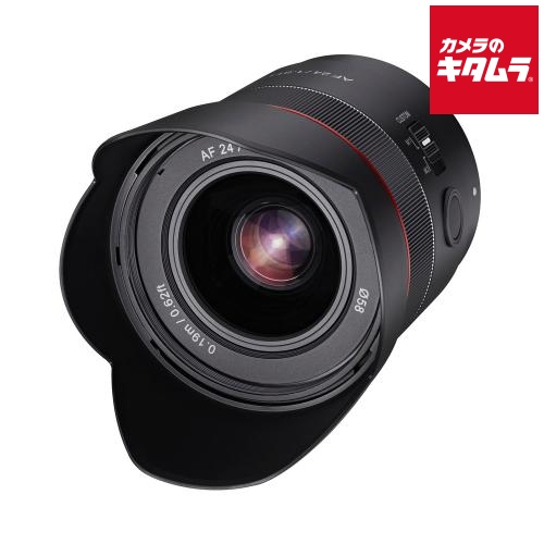 良品　SAMYANGサムヤンAF 24/1.8 FE 単焦点レンズ 24mm F1.8 AF Compact Full Frame Wide Angle (Sony E) – Samyang US