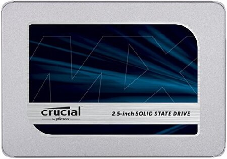 crucial CT1000MX500SSD1 [Crucial MX500 2.5インチ 7mm SATA 1TB] Crucial MX500 内蔵型SSDの商品画像