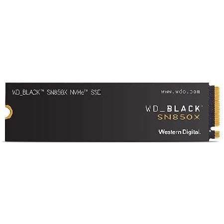 Western Digital WDS100T2X0E ［WD_BLACK SN850X ヒートシンク非搭載 M.2 Type2280 NVMe 1TB］ WD Black 内蔵型SSDの商品画像