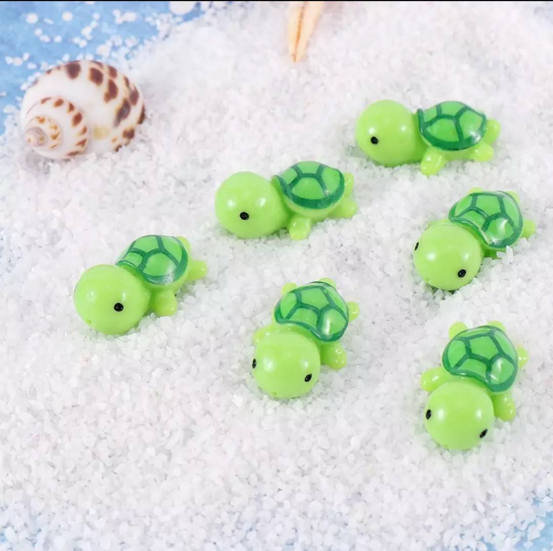  miniature turtle 5 body set tera nium gardening moss lium doll house figure ornament geo llama 