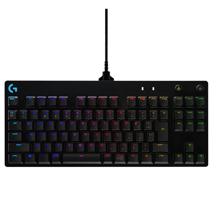 ロジクール PRO キーボード ブラック 日本語 クリッキー（ブルー） G-PKB-002CK