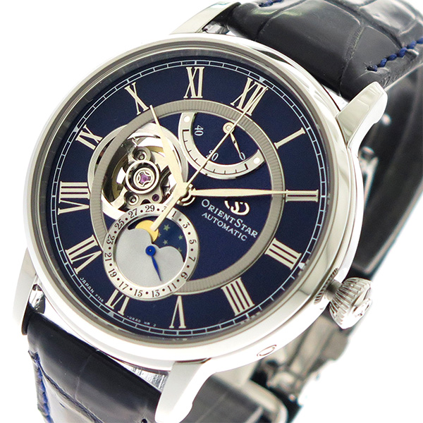 ORIENT STAR Classic Collection MECHANICAL MOON PHASE RK-AM0002L （ネイビー）