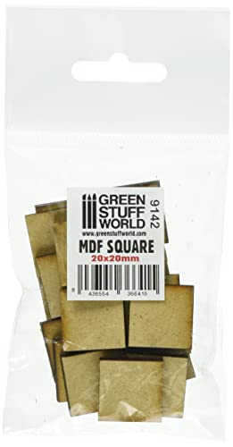  green staff world square type base set one side 20mm 20 sheets insertion geo llama material exhibition for base GSWD-9142
