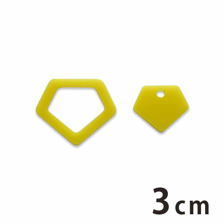 3cm Enchante labo acrylic fiber charm frame attaching diamond thickness :2mm is possible to choose abundance . color [.. packet correspondence ]