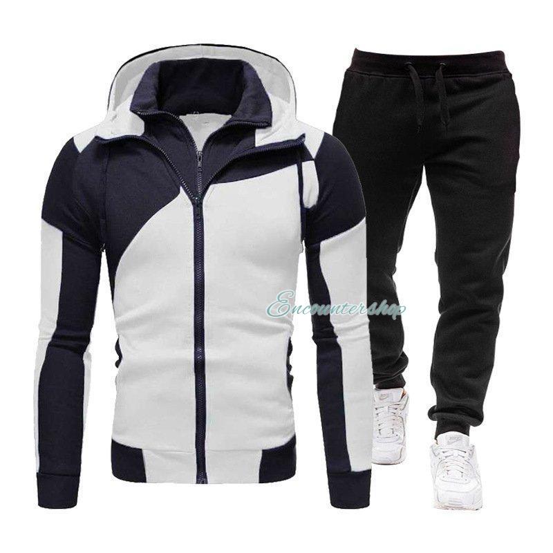  Golf одежда мужской выставить верх и низ в комплекте мужской Zip Parker брюки-джоггеры Golf брюки tops Logo принт спорт одежда осень-зима 