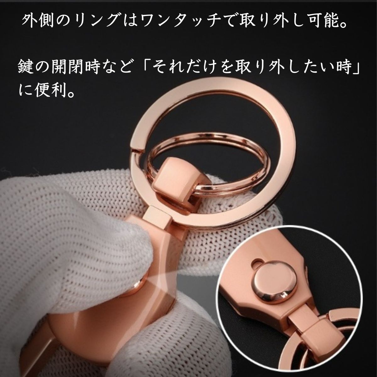  брелок для ключа мужской модный kalabina крюк машина ключ двойной кольцо металлические принадлежности упаковка соответствует 