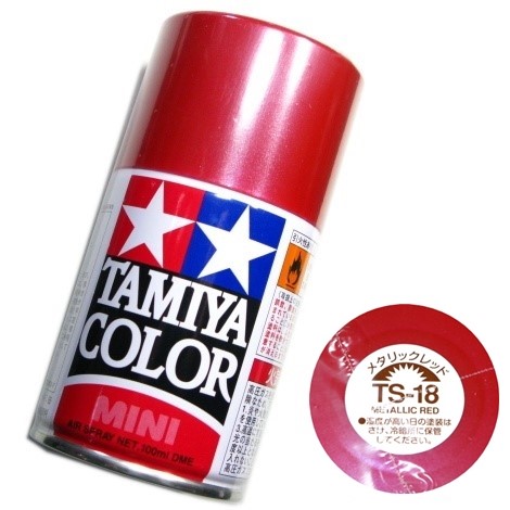 TS-18 メタリックレッド （タミヤカラースプレー 85018）の商品画像