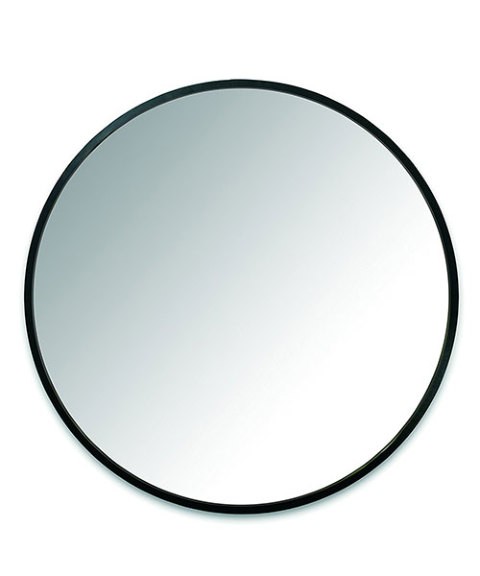 umbra ウォールミラー壁掛け鏡インテリア姿見丸型 24インチ61x61cm HUB 21008243040の商品画像