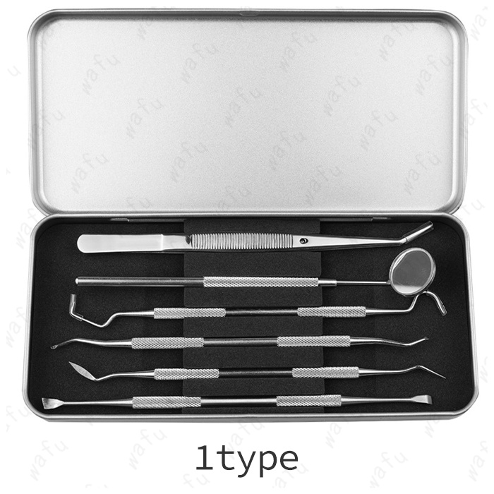 6 pcs set tooth . oral cavity cleaning kit Japan domestic that day shipping tooth for tool tooth stone taking . stainless steel anti-bacterial yani tooth . tooth stone shaving cell ru care ... taking . tooth stone removal #BR8