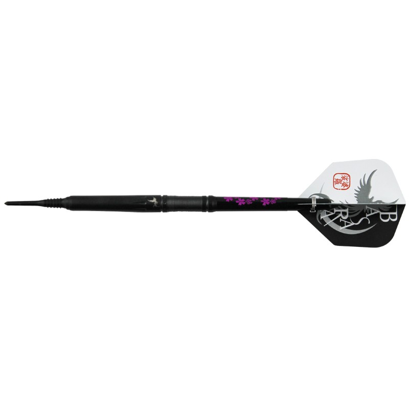  darts barrel Bassara . black 17.0g tang stain 90%