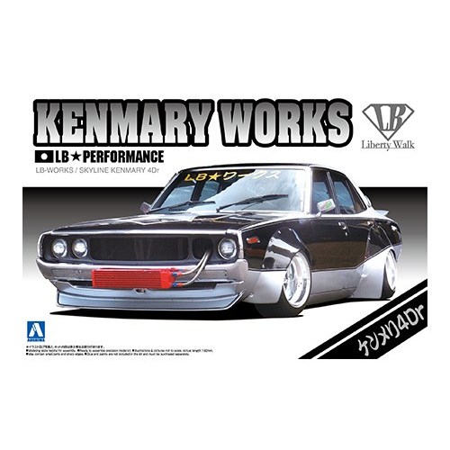 青島文化教材社 LBワークス ケンメリ 4Dr 2015Ver. （1/24スケール