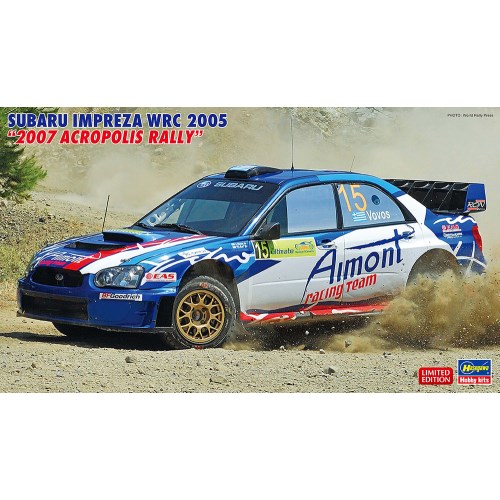 スバル インプレッサ WRC 2005 1/24 スバル インプレッサ WRCモンテカルロ'05: スケールモデル