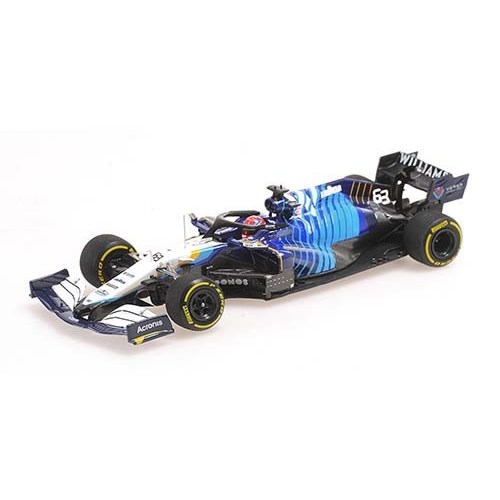 ミニチャンプス1/43 ウィリアムズ FW43B ラッセル2021ベルギー 2位 Amazon.com: Minichamps 417211363 1:43 Williams Racing