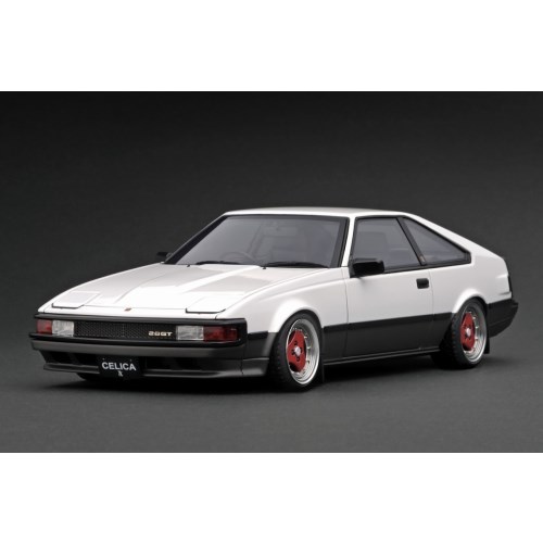 ignition model Toyota Celica XX 2800GT （A60） White/Gun Metallic