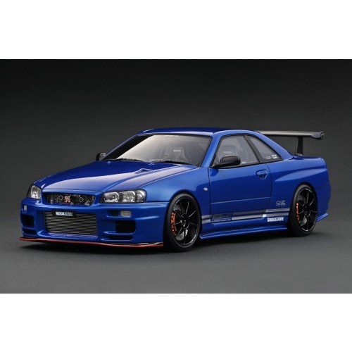 3/2 ignition model TOP SECRET 34GT-R （BNR34） Blue Metallic