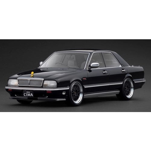 1/18 NISSAN GLORIA CIMA （Y31）（ブラック） [IG3900] おもちゃの
