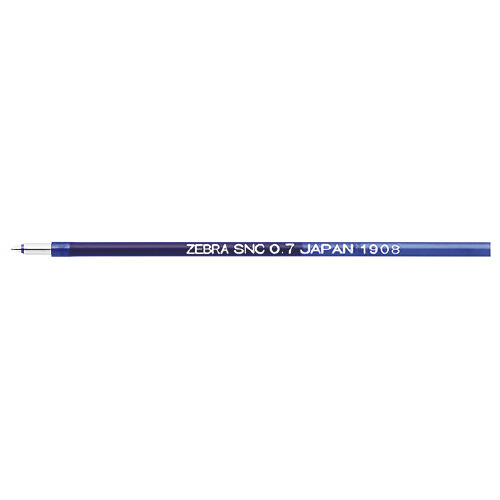 ZEBRA ゼブラ エマルジョンボールペン替芯 SNC-0.7芯 （青） 0.7mm RSNC7-BL ×10本 ボールペン替え芯の商品画像