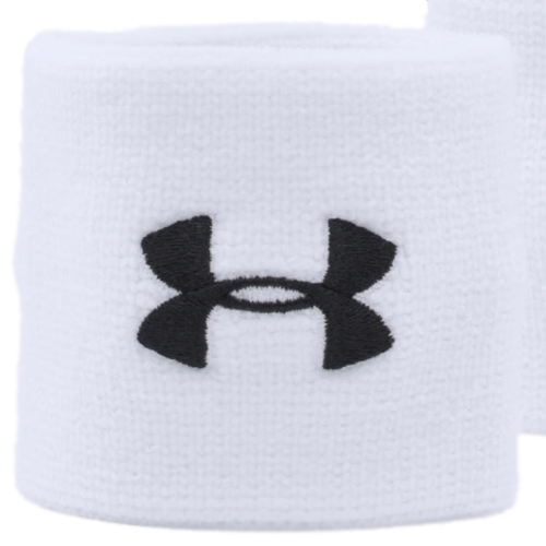  Under Armor UNDER ARMOUR Performance напульсник всесезонный механизм 1276991 100 WHITE/BLACK спорт тренировка частота аксессуары 