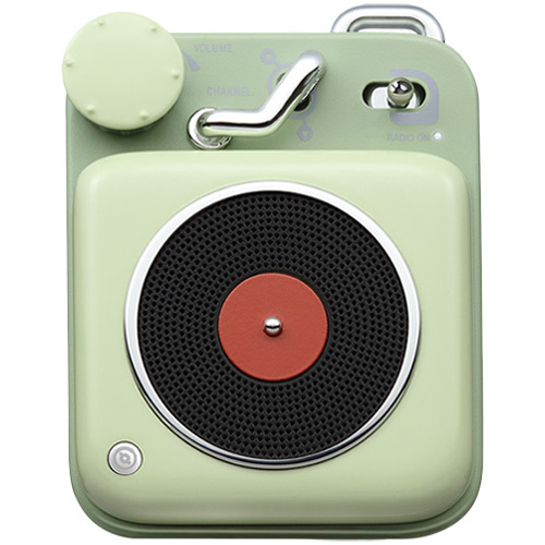 MUZEN Bluetoothスピーカー MUZEN BUTTON MW-P1I AVOCADO GREEN スマホ対応スピーカーの商品画像