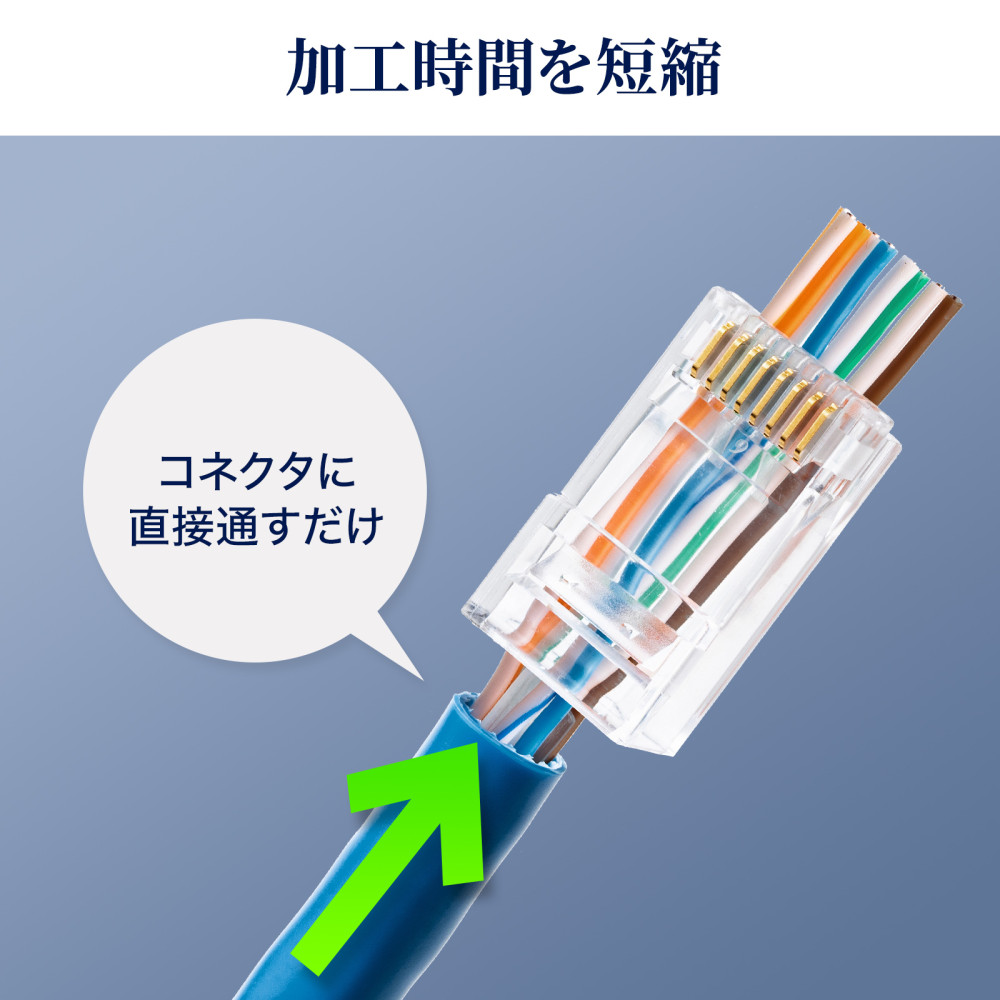  есть перевод новый товар категория 6A RJ-45 коннектор одиночный линия для ADT-6ARJ-10 Sanwa Supply экстерьер . царапина, загрязнения есть кошка pohs соответствует 