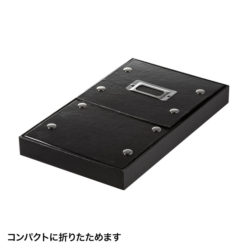  with translation new goods CD BOX assembly type easy snap-button stop black W165mm FCD-MT3BKN Sanwa Supply exterior . scratch * dirt equipped 