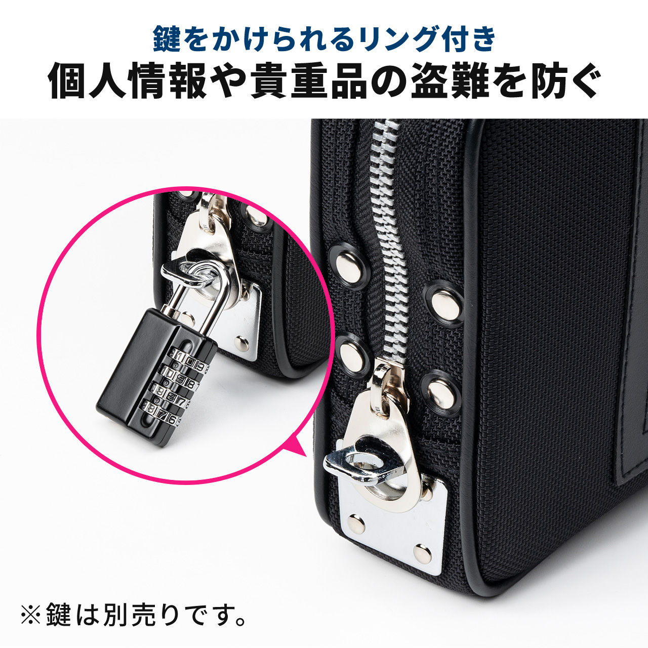  система безопасности сумка S размер B6 размер соответствует шероховатость палочка нейлон использование ключ установка кольцо имеется система безопасности сумка EZ2-SL098S