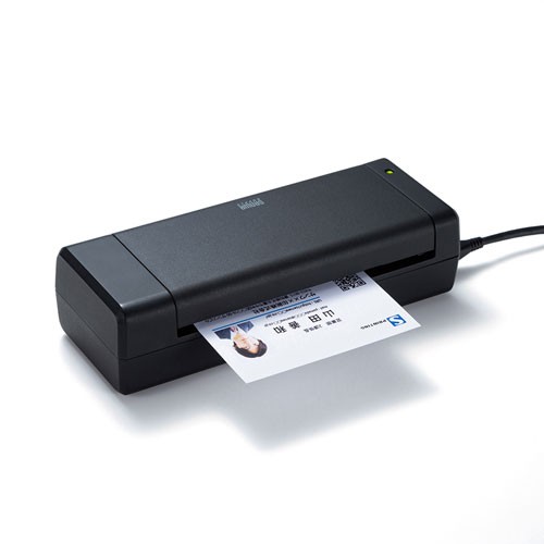  визитная карточка сканер двусторонний скан данные .USB подача тока PSC-15UB Sanwa Supply 