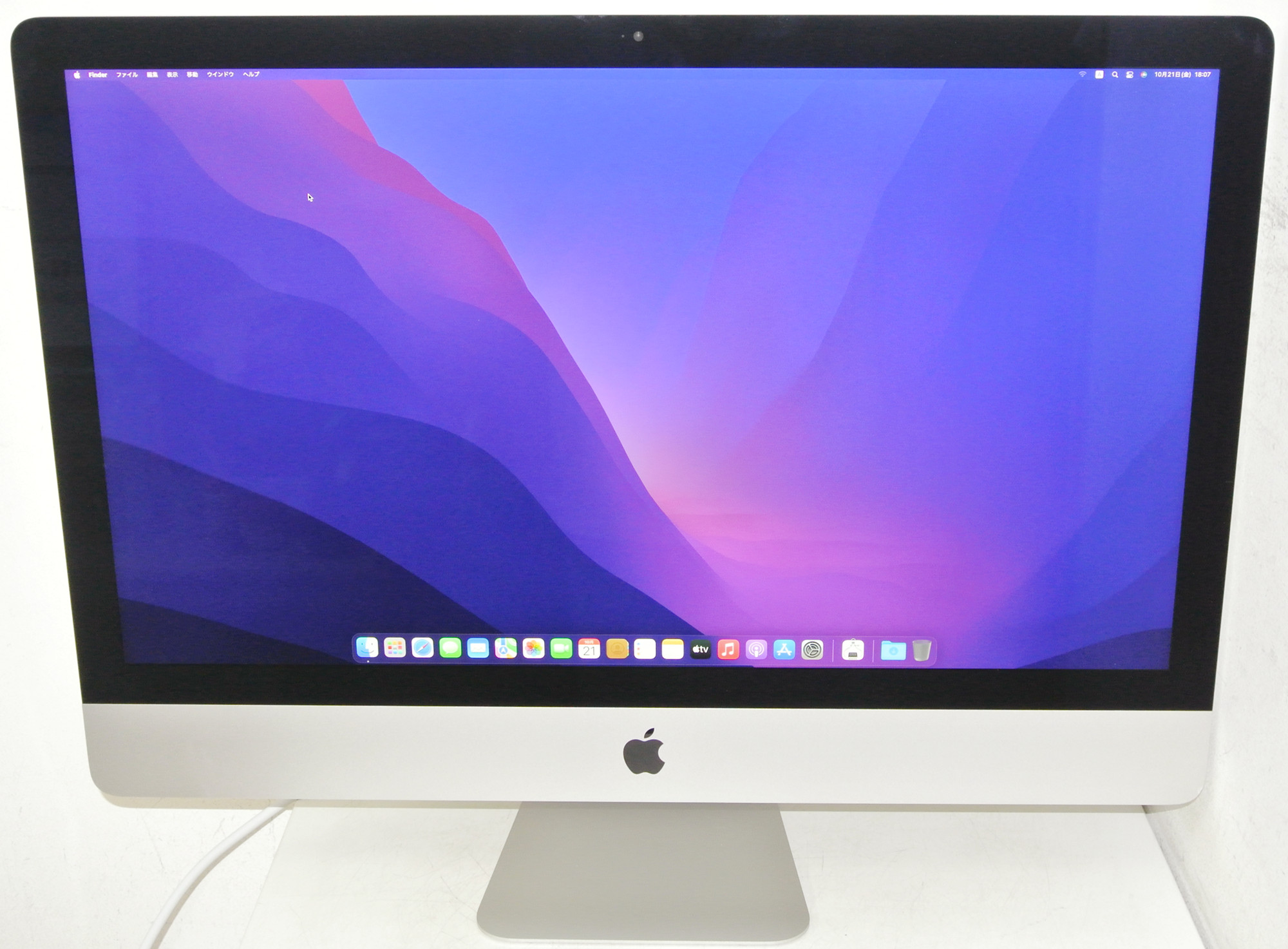 iMac MNE92J/A [Retina 5Kディスプレイモデル]