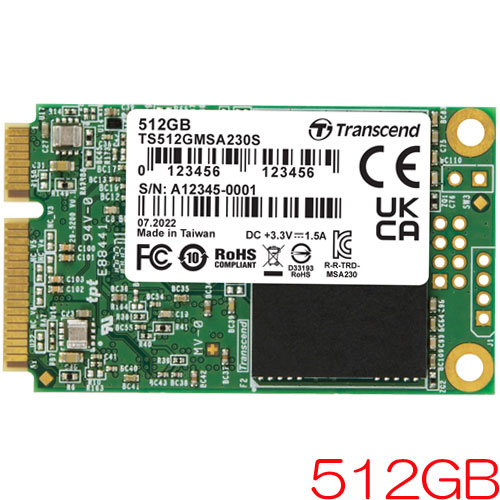 Transcend TS256GMSA230S [MSA230S mSATA 256GB] 内蔵型SSD - 最安値