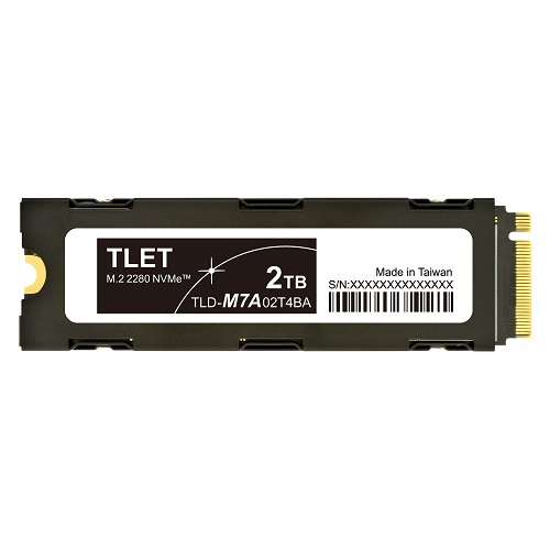 TOSHIBA TLD-M7A02T4BA ［TLET M7A M.2 Type2280 NVMe 2TB］ 東芝エルイートレーディング 内蔵型SSDの商品画像