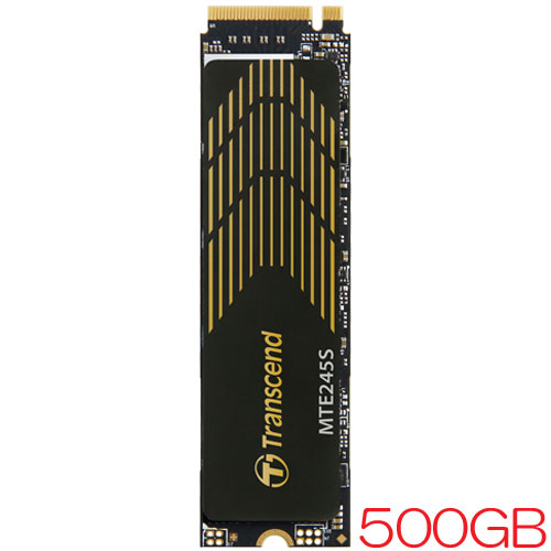 Transcend TS500GMTE245S ［PCIe SSD 245S M.2 Type2280 NVMe 500GB］ 内蔵型SSDの商品画像