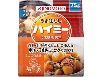 AJINOMOTO 味の素 うま味だし・ハイミー 袋 75g×160個 うま味だし・ハイミー だし、ブイヨン、がらスープの商品画像