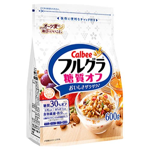 カルビー フルグラ 糖質オフ 600g×2個の商品画像