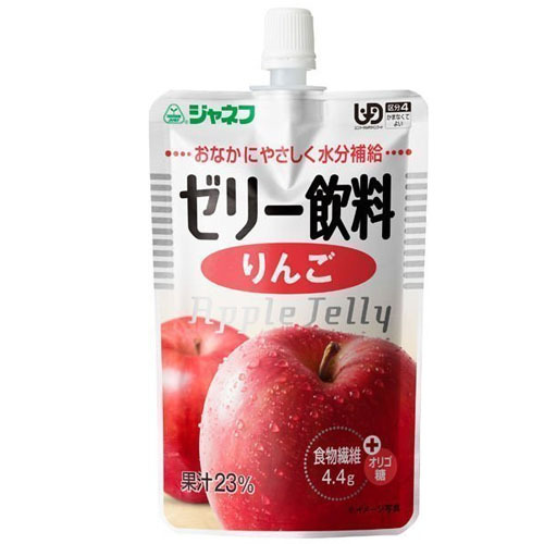 キユーピー キユーピー かまなくてよい ジャネフ ゼリー飲料 りんご 100g×32個 ジャネフ 介護食の商品画像