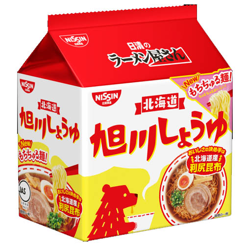 日清食品 日清のラーメン屋さん 旭川しょうゆ 5食パック （89g×5食）×6個（計30食） インスタントラーメンの商品画像