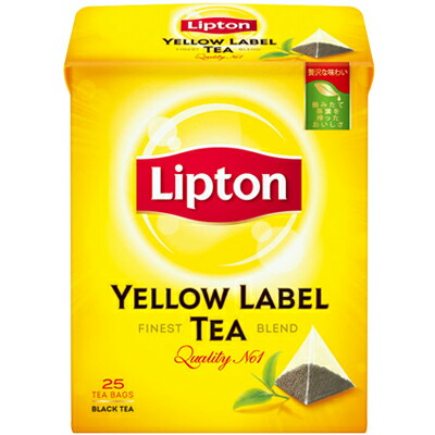 Lipton リプトン イエローラベル ピラミッド型 ティーバッグ 25袋 ×36セット ティーバッグ紅茶の商品画像