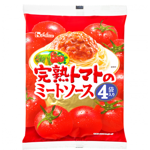 ハウス食品 ハウス 完熟トマトのミートソース 130g×4袋入り 24個 パスタソースの商品画像