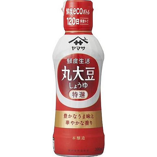 ヤマサ ヤマサ 鮮度生活 特選丸大豆しょうゆ 鮮度ecoボトル 300ml×24本 濃口醤油 - 最安値・価格比較 - Yahoo!ショッピング