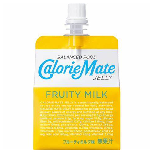 カロリーメイト ゼリー フルーティミルク味×24個の商品画像